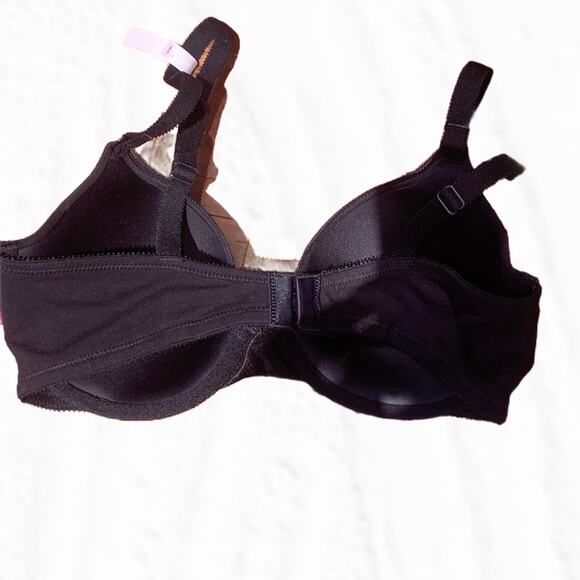 NWT Ambrielle Black Natural Comfort Demi Bra 34C - Picture 3 of 3
